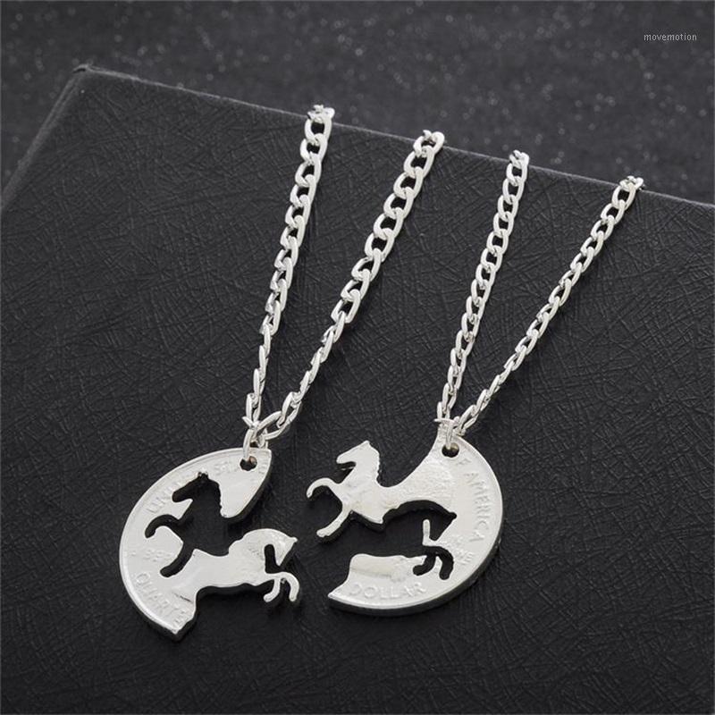 Wholesale- 2pcs Bijuteria Horse Pendant Couple Necklace,Pendants for friends American Coin Necklaces,Colar Vintage Cheap Costume Jewelry1
Wholesale- 2pcs Bijuteria Horse Pendant Couple Necklace,Pendants for friends American Coin Necklaces,Colar Vintage Cheap Costume Jewelry1