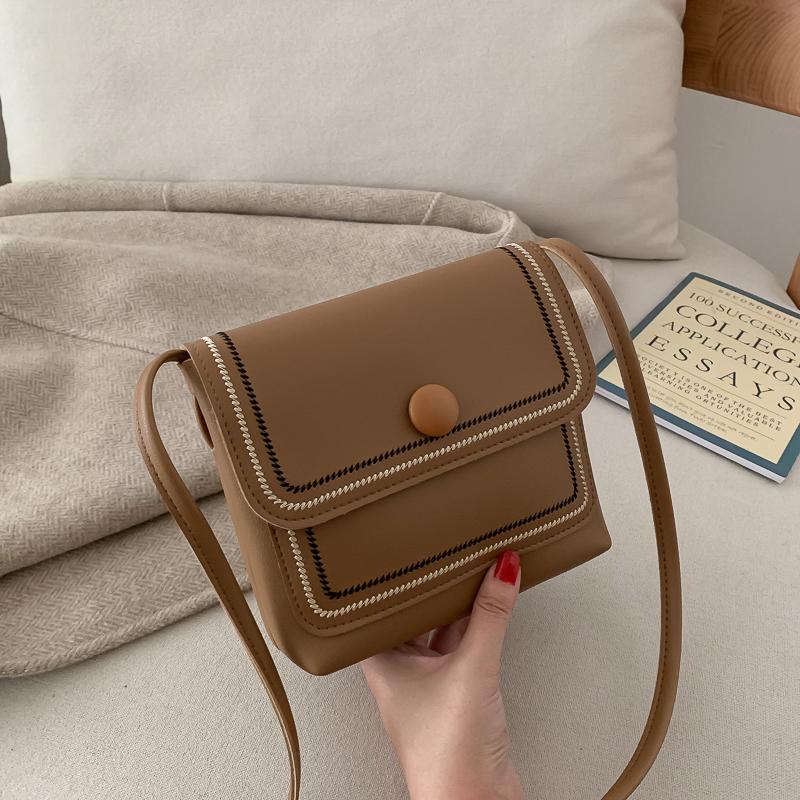Thread Pattern Flap Bags Mini for Women Pu Leather Crossbody Messenger Bag 2021 Female Lady Casual Shoulder Handbag Coin Purse, Black
Thread Pattern Flap Bags Mini for Women Pu Leather Crossbody Messenger Bag 2021 Female Lady Casual Shoulder Handbag Coin Purse, Black