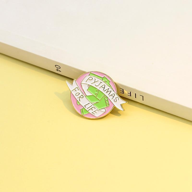 Pins, Brooches XCMRYSP Pyjamas Badge Brooch Pink Metal Enamel Lapel Pin Backpack Clothes Fashion Jewelry Gift For Girls, Gray
Pins, Brooches XCMRYSP Pyjamas Badge Brooch Pink Metal Enamel Lapel Pin Backpack Clothes Fashion Jewelry Gift For Girls, Gray