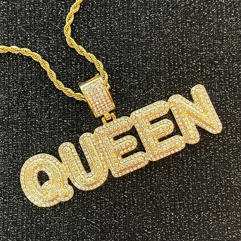 Pendant Necklaces Queen Crown Gold Silver Color 316L Stainless Steel With Full Rhinestone Necklace For Women Jewelry Gifts
Pendant Necklaces Queen Crown Gold Silver Color 316L Stainless Steel With Full Rhinestone Necklace For Women Jewelry Gifts