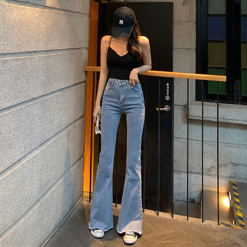 2021 New Straight-waisted Microburnt Female Jeans Spring and in Autumn Thin Tight Pants NSRH, Black
2021 New Straight-waisted Microburnt Female Jeans Spring and in Autumn Thin Tight Pants NSRH, Black
