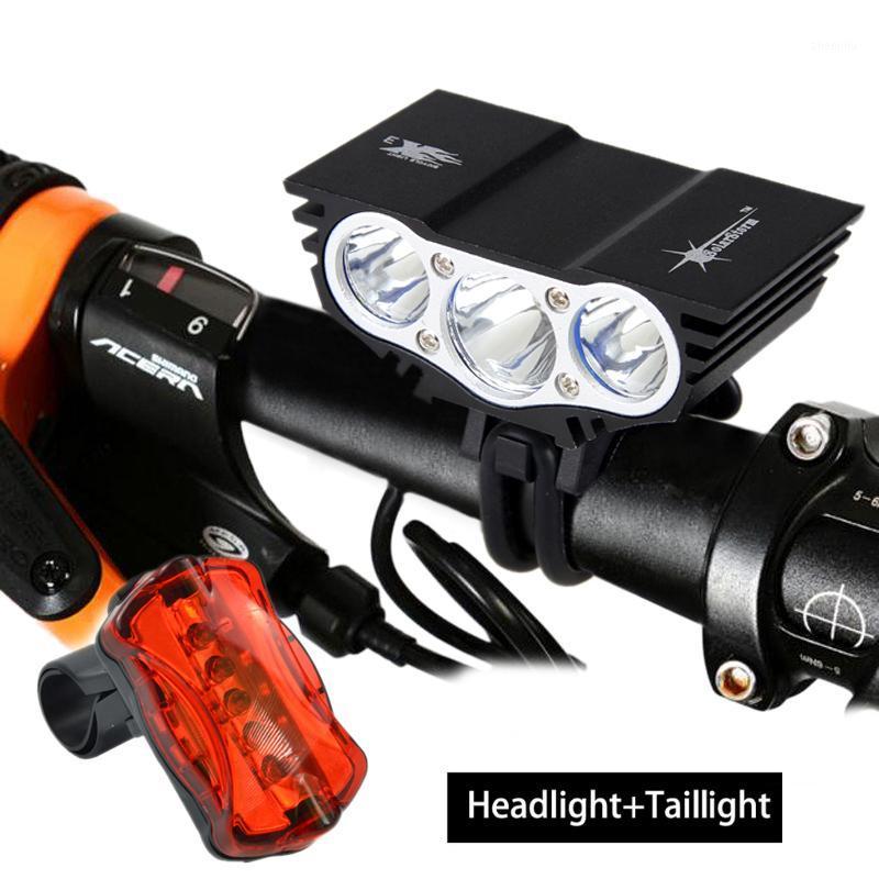 SolarStorm Bike Light 6000Lm 3x XM-LT6 LED Bicycle Led Light Headlight Lamp Torch+12000mAh Battery Pack+Back Tail Light+Charger1
SolarStorm Bike Light 6000Lm 3x XM-LT6 LED Bicycle Led Light Headlight Lamp Torch+12000mAh Battery Pack+Back Tail Light+Charger1
