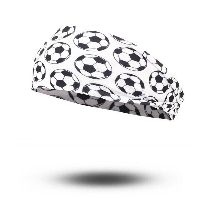 Girl Baseball Sports Hairband Sweat Headbands Yoga Fitness Scarf Sport Hairbow Women Men Softball Football Team Hair Bands
