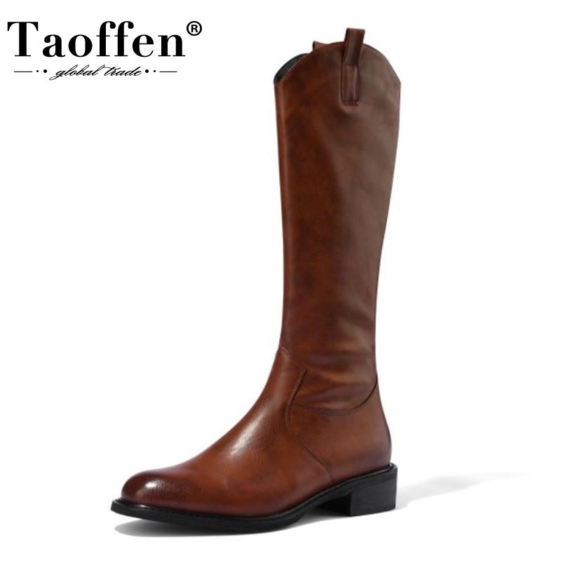 Taoffen New Women Long Boots Falt Heel Zipper Women Knee High Boots Fahsion Cool Winter Shoes Woman Footwear Size 34-43, Black
Taoffen New Women Long Boots Falt Heel Zipper Women Knee High Boots Fahsion Cool Winter Shoes Woman Footwear Size 34-43, Black