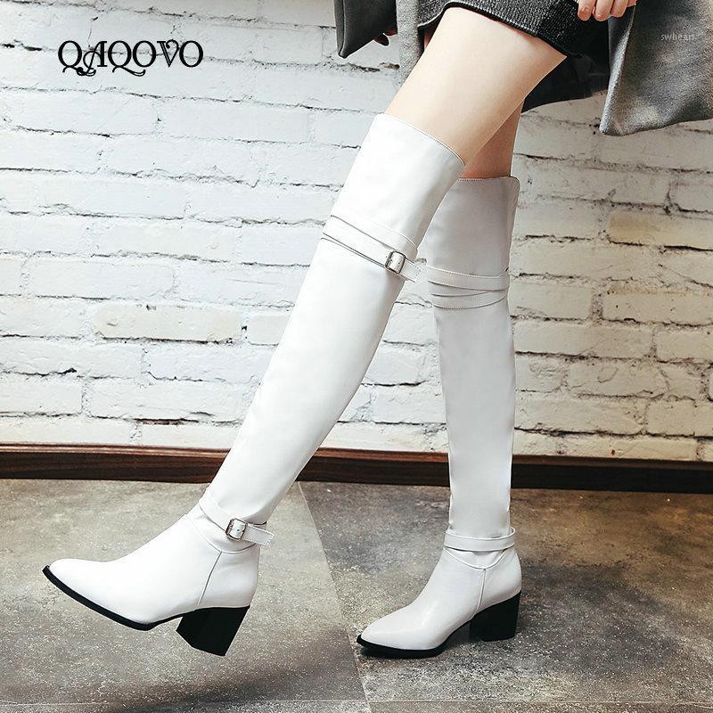Fashion Pu Leather Over the Knee Boots Women Comfortable Thick High Heels Thigh Boots Sexy Buckle Pointed Toe Slip On High1, Black
Fashion Pu Leather Over the Knee Boots Women Comfortable Thick High Heels Thigh Boots Sexy Buckle Pointed Toe Slip On High1, Black