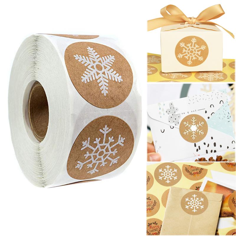 500pcs DIY Hand Made Handmade Snowflakes Roll Stickers Christmas Cowhide Stickers Adhesive Sticker Kraft Round Labels Wholesale
500pcs DIY Hand Made Handmade Snowflakes Roll Stickers Christmas Cowhide Stickers Adhesive Sticker Kraft Round Labels Wholesale