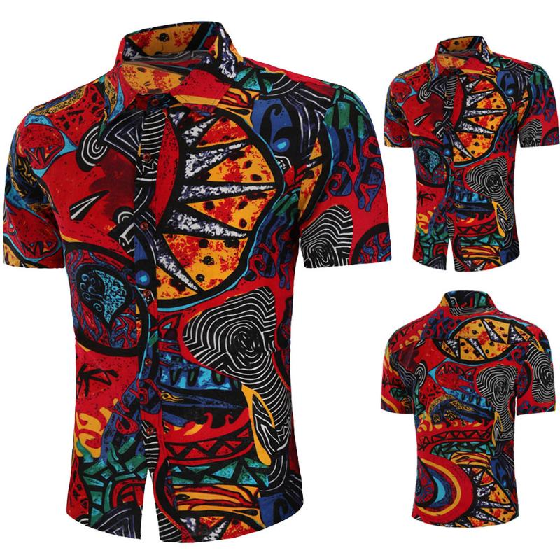 Shirt Men Summer 2020 Casual Shirt Men Short Sleeve Polyester Men's Fashion Printed Blouse Short Sleeve Slim Shirts TopsW413, Red
Shirt Men Summer 2020 Casual Shirt Men Short Sleeve Polyester Men's Fashion Printed Blouse Short Sleeve Slim Shirts TopsW413, Red