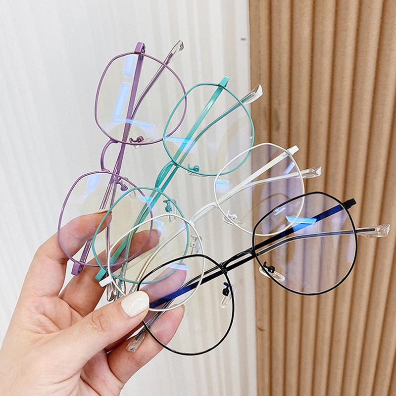 SO&EI Vintage Colorful Women Metal Glasses Frame Clear Anti-Blu-Ray Lens Eyewear Men Ultra-Light Irregular Round Computer Goggle
SO&EI Vintage Colorful Women Metal Glasses Frame Clear Anti-Blu-Ray Lens Eyewear Men Ultra-Light Irregular Round Computer Goggle