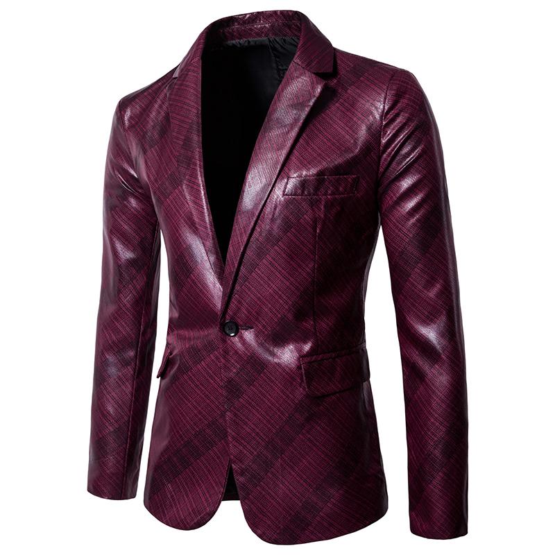 New Fashion Men's Casual Suit Jacket Brand Blazer Slim Fit Masculino Terno Masculino Glossy Printed Suit EU Size Blazers, Navy blue
New Fashion Men's Casual Suit Jacket Brand Blazer Slim Fit Masculino Terno Masculino Glossy Printed Suit EU Size Blazers, Navy blue