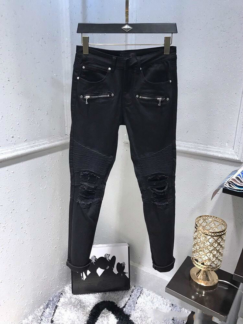 Fashion ripped jeans New Style Mens designer Slim leg Jeans motorcycle Biker High Street Biker Top Quality Pants US Size 29-40, Blue
Fashion ripped jeans New Style Mens designer Slim leg Jeans motorcycle Biker High Street Biker Top Quality Pants US Size 29-40, Blue