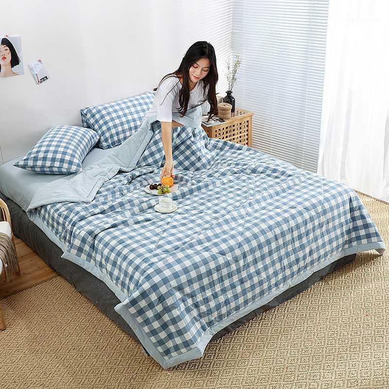 washed cotton plaid bedspread for single size bed blanket summer winter throw for children adult japan style quilt1, 13
washed cotton plaid bedspread for single size bed blanket summer winter throw for children adult japan style quilt1, 13