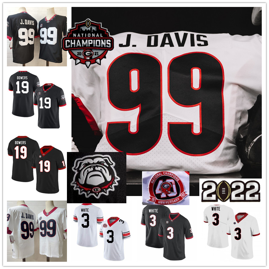 2022 NCAA UGA Bulldogs College Playoff Stitched Football Jersey 19 Brock Bowers 99 j Davis georgia 27 Nick Chubb 3 Zamir White #99 Jor dan Davis, Nick chubb 40th white jersey
2022 NCAA UGA Bulldogs College Playoff Stitched Football Jersey 19 Brock Bowers 99 j Davis georgia 27 Nick Chubb 3 Zamir White #99 Jor dan Davis, Nick chubb 40th white jersey