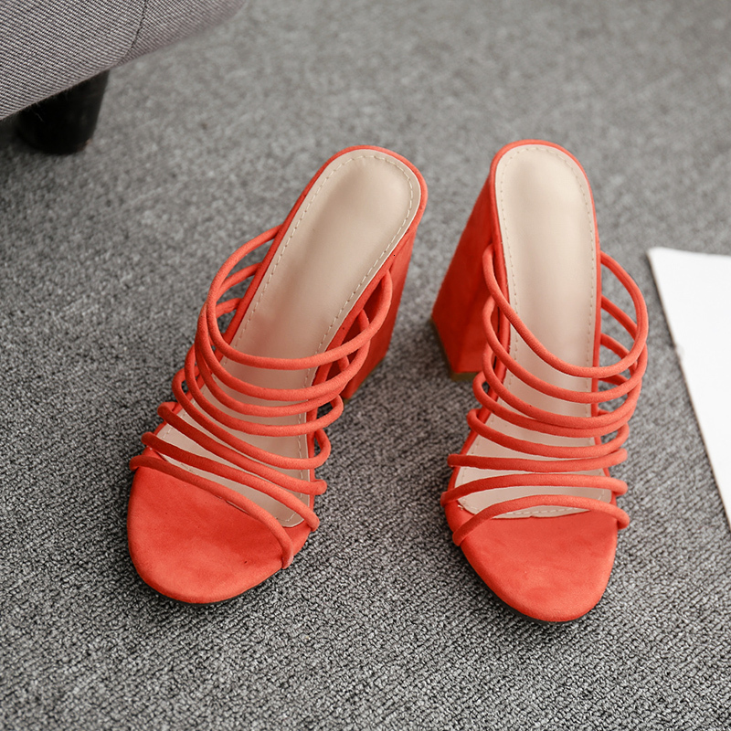 2021 New Europe the United States in Strapped Thin Roman Shoes Sandals and Slippers with Thick Heels W0ZI, Orange (heels 11cm)
2021 New Europe the United States in Strapped Thin Roman Shoes Sandals and Slippers with Thick Heels W0ZI, Orange (heels 11cm)