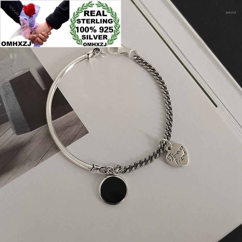 OMHXZJ Wholesale HB67 European Fashion Fine Woman Girl Birthday Party Gift Vintage Heart Round 100% 925 Sterling Silver Bracelet1
OMHXZJ Wholesale HB67 European Fashion Fine Woman Girl Birthday Party Gift Vintage Heart Round 100% 925 Sterling Silver Bracelet1