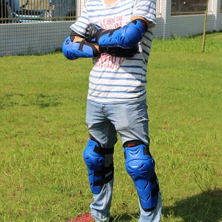 Motorcycle protective gear shatter-resistant protective gear knee pads elbow four-piece suit cross-country riding equipment K11H1 
Motorcycle protective gear shatter-resistant protective gear knee pads elbow four-piece suit cross-country riding equipment K11H1