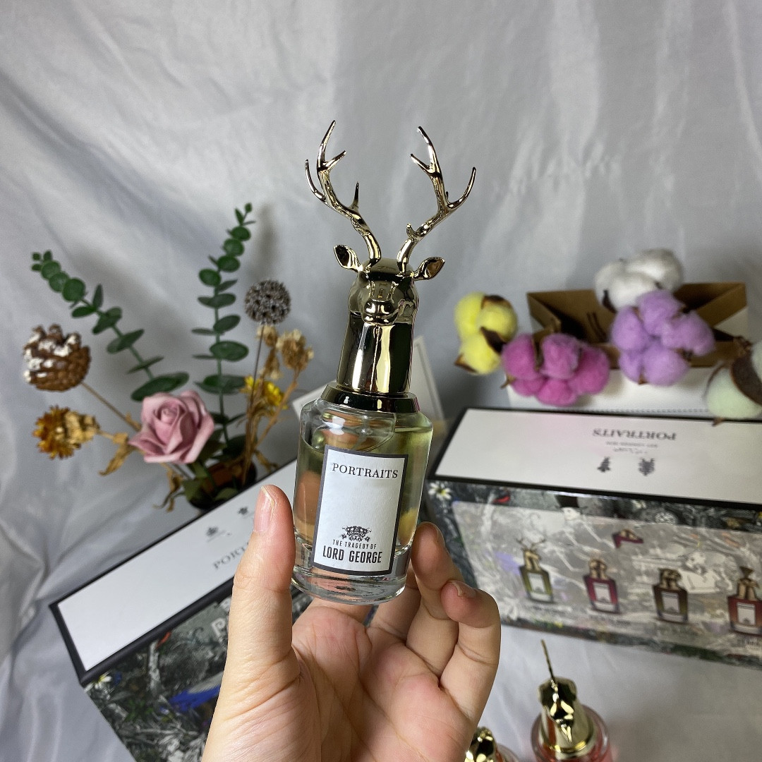 THE Latest style perfumes PORTRAITS INIMITABLE PENHALIGON Beast-Head series perfume set 4*30ml fox cat bear Head William Men PaRFUMES 75ML fast
THE Latest style perfumes PORTRAITS INIMITABLE PENHALIGON Beast-Head series perfume set 4*30ml fox cat bear Head William Men PaRFUMES 75ML fast