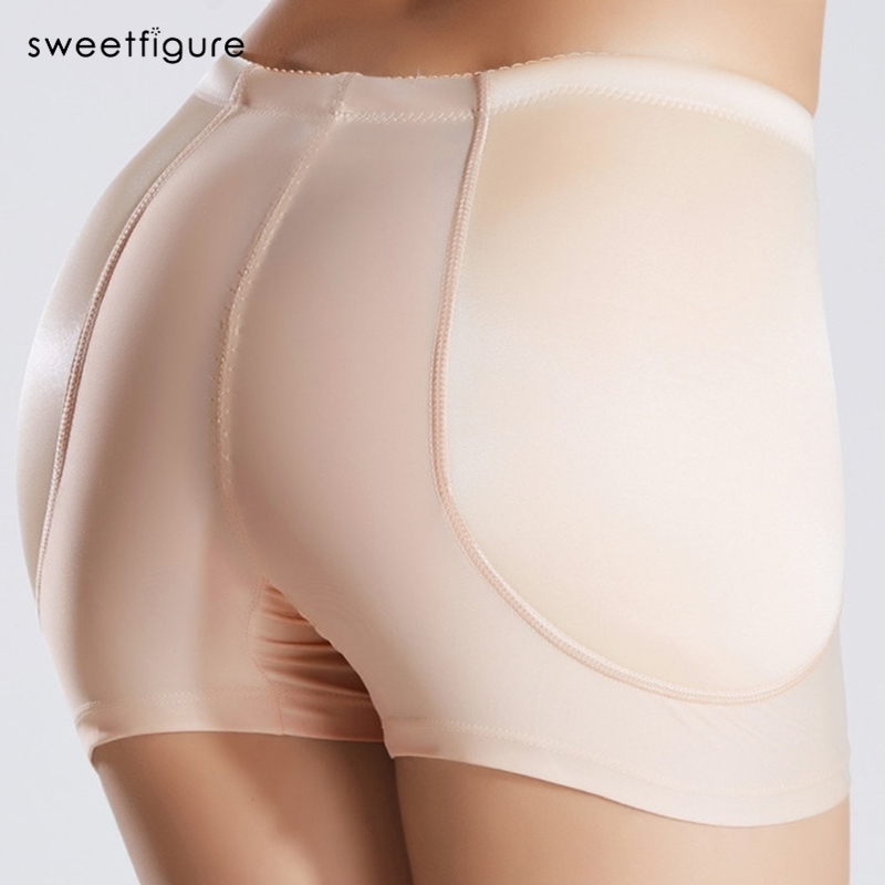 Plus Size Padded Lifter Shapers Women Underwear Body Shaper Butt Hip Enhancer Sexy Seamless Hipbone Panties 220307