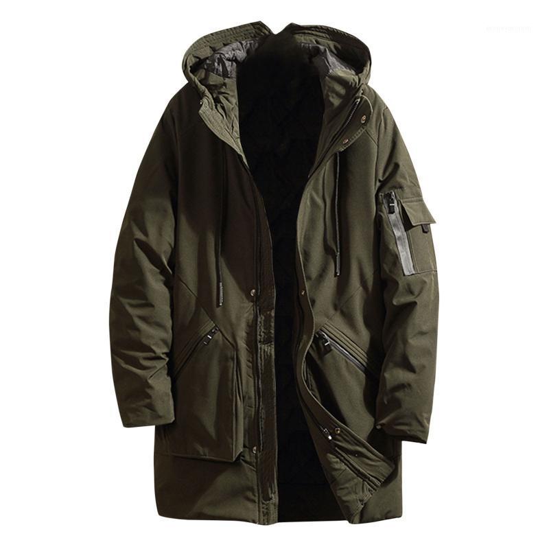 Men's Winter Mid-length Parkas Pure Color Thickened Hoodie Cotton-padded Coat Men Cotton Padded Brand Clothing Fashion#g301, Army green
Men's Winter Mid-length Parkas Pure Color Thickened Hoodie Cotton-padded Coat Men Cotton Padded Brand Clothing Fashion#g301, Army green