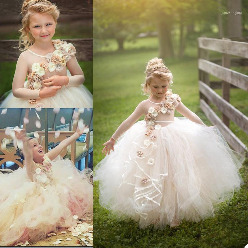 Ivory 3D Flowes 2020 Flower Girl Dresses For Weddings O Neck Long Sleeve Girls Pageant Gowns Kids Birthday Communion Wear1, Gold
Ivory 3D Flowes 2020 Flower Girl Dresses For Weddings O Neck Long Sleeve Girls Pageant Gowns Kids Birthday Communion Wear1, Gold