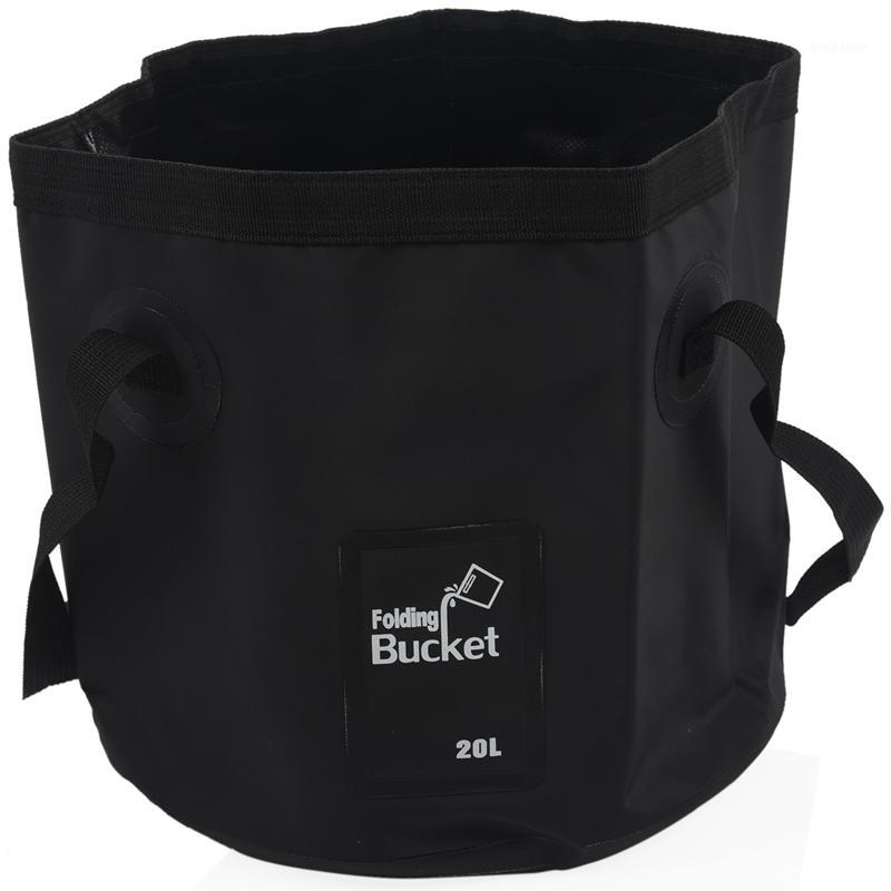 Folding Bucket Outdoor Fishing Bucket, Black 20L1
Folding Bucket Outdoor Fishing Bucket, Black 20L1