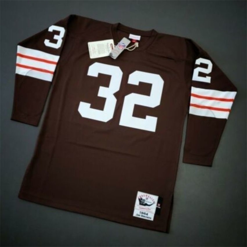 Cheap 100% Stitched Jim Brown Mitchell Ness 1964 Browns Jersey Size XS-5XL Mens Throwbacks Top Football jerseys
Cheap 100% Stitched Jim Brown Mitchell Ness 1964 Browns Jersey Size XS-5XL Mens Throwbacks Top Football jerseys