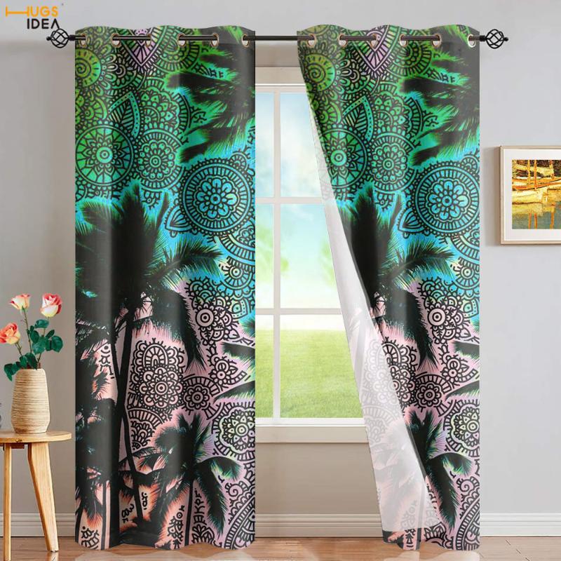 HUGSIDEA Gradient Palm Tree Patten Bedroom Blackout Curtain Home Window Treatment Thermal Insulated Full Shading Curtains Drapes, Htja028d30
HUGSIDEA Gradient Palm Tree Patten Bedroom Blackout Curtain Home Window Treatment Thermal Insulated Full Shading Curtains Drapes, Htja028d30