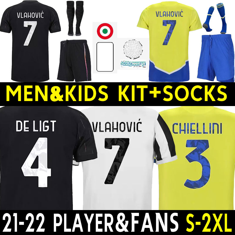 DUSAN VLAHOVIC soccer jerseys 2021 2022 KEAN DYBALA MORATA CHIESA McKENNIE LOCATELLI soccer jersey 21 22 JUVE Kit Man Children PLAYER FANS VERSION FULL SET SOCKS SUIT, Away+patch
DUSAN VLAHOVIC soccer jerseys 2021 2022 KEAN DYBALA MORATA CHIESA McKENNIE LOCATELLI soccer jersey 21 22 JUVE Kit Man Children PLAYER FANS VERSION FULL SET SOCKS SUIT, Away+patch