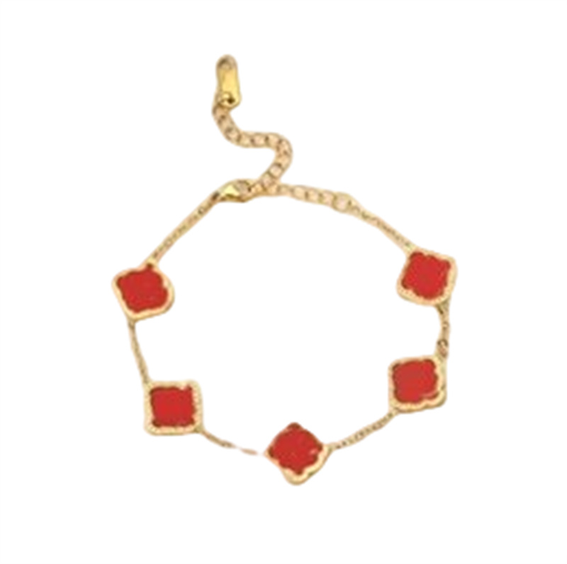 4 Colors Designer Clover Bracelet Gold Lucky Love Bracelets Expend Glory Riches Fashion Design Women Wedding Party Hand Chain
4 Colors Designer Clover Bracelet Gold Lucky Love Bracelets Expend Glory Riches Fashion Design Women Wedding Party Hand Chain