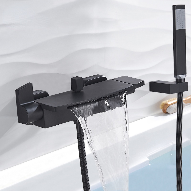 Bathroom Single Handle Waterfall Spout Mixer Tap Wall Mounted Bath Faucet Water Mixer
Bathroom Single Handle Waterfall Spout Mixer Tap Wall Mounted Bath Faucet Water Mixer