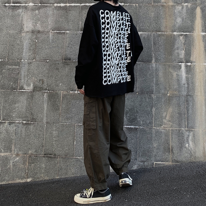 2021 New European and American High Street Dark Funeral Hip-hop Cotton Letter Printed Around the Neck Long Man's Sweater DM02, Brown
2021 New European and American High Street Dark Funeral Hip-hop Cotton Letter Printed Around the Neck Long Man's Sweater DM02, Brown