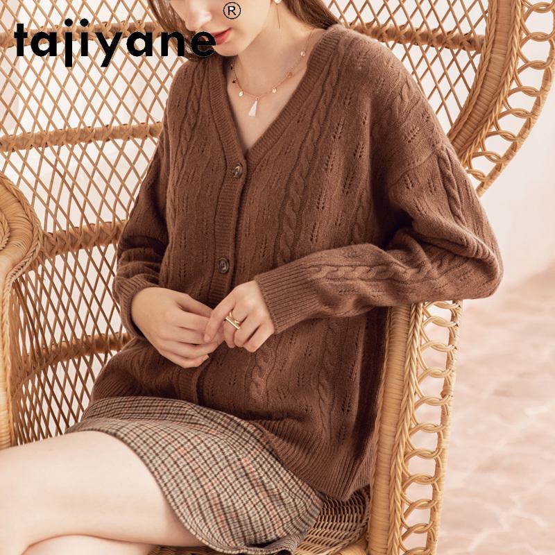Tajiyane Women's Clothing Winter 2020 Women 100% Wool Buttoned Cardigan Real Sheep Fur Woman Sweater Cardigans Pull Femme TN923, Blue
Tajiyane Women's Clothing Winter 2020 Women 100% Wool Buttoned Cardigan Real Sheep Fur Woman Sweater Cardigans Pull Femme TN923, Blue