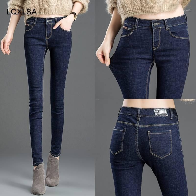 Quality Thick Women Fashion Stretch High Waist Pencil Pants Female 2021 Casual Size Plus Velvet Jeans Womens Women's, Pants 819 blue
Quality Thick Women Fashion Stretch High Waist Pencil Pants Female 2021 Casual Size Plus Velvet Jeans Womens Women's, Pants 819 blue