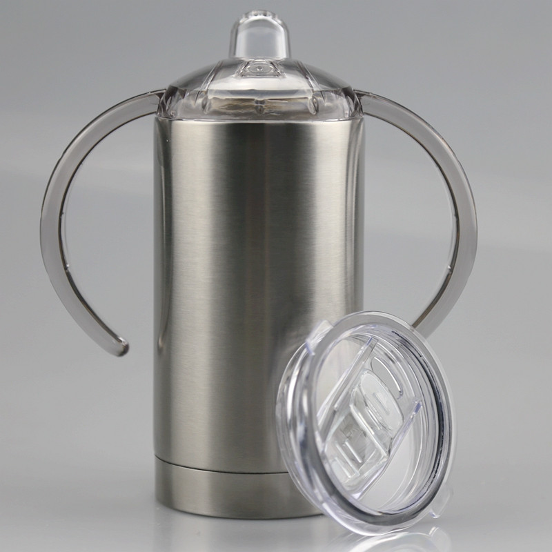 2 lids 12oz straight sippy cup baby cup kids tumbler Stainless Steel tumbler with handle Sucker Cup Double Wall Vacuum Insulated Flask stock, Stainless steel color
2 lids 12oz straight sippy cup baby cup kids tumbler Stainless Steel tumbler with handle Sucker Cup Double Wall Vacuum Insulated Flask stock, Stainless steel color