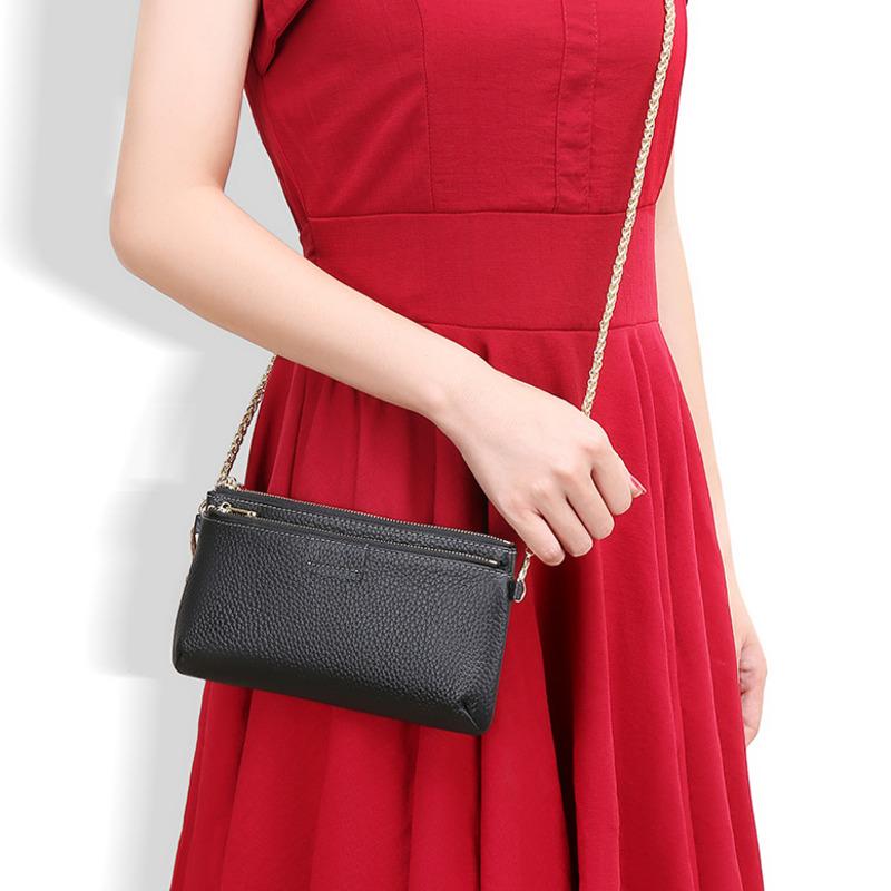 Genuine Leather Real Cowhide Women's Casual Fashion Bag Women Messenger Bag Small Shoulder Crossbody Bags For Women Handbags, Black
Genuine Leather Real Cowhide Women's Casual Fashion Bag Women Messenger Bag Small Shoulder Crossbody Bags For Women Handbags, Black
