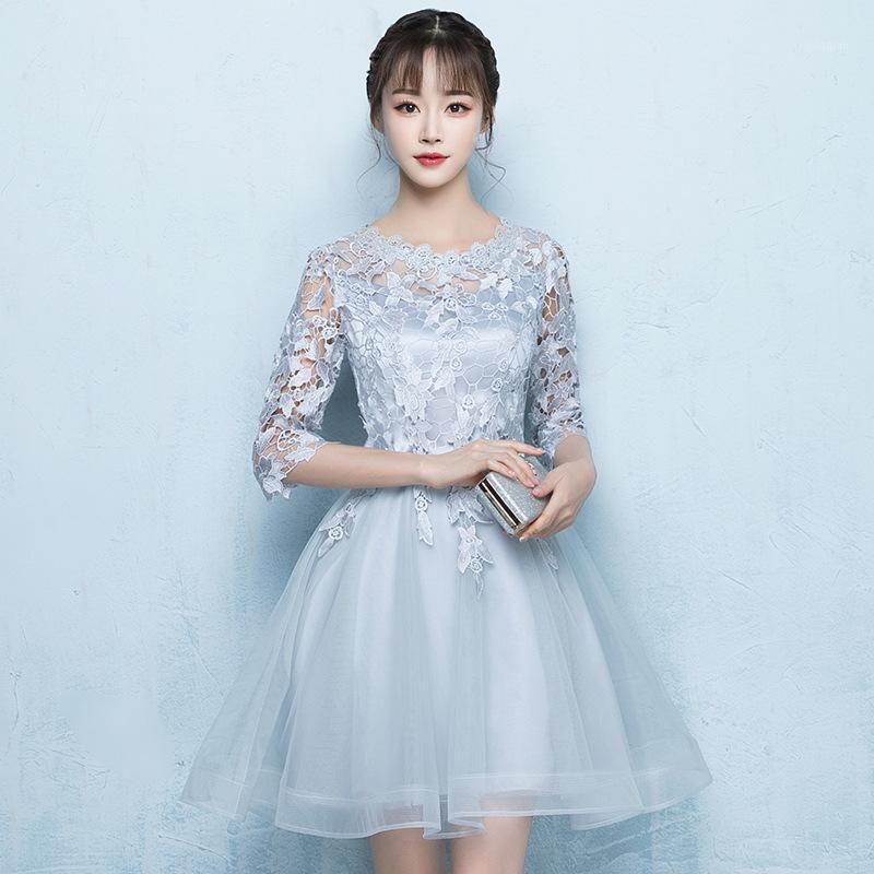 Light Gray Womens O-Neck Mini Party Dress Sexy Evening Banquet Elegant Prom Lace Mesh Short Dress Gown Vestido -3XL1, Champagne
Light Gray Womens O-Neck Mini Party Dress Sexy Evening Banquet Elegant Prom Lace Mesh Short Dress Gown Vestido -3XL1, Champagne