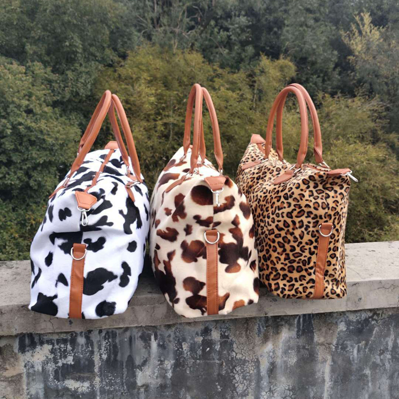 Leopard Cow Print Handbags Large Capacity Weekend Woman Travel Bags Women Sports Yoga Totes Storage Maternity Bags VTKY2157
Leopard Cow Print Handbags Large Capacity Weekend Woman Travel Bags Women Sports Yoga Totes Storage Maternity Bags VTKY2157