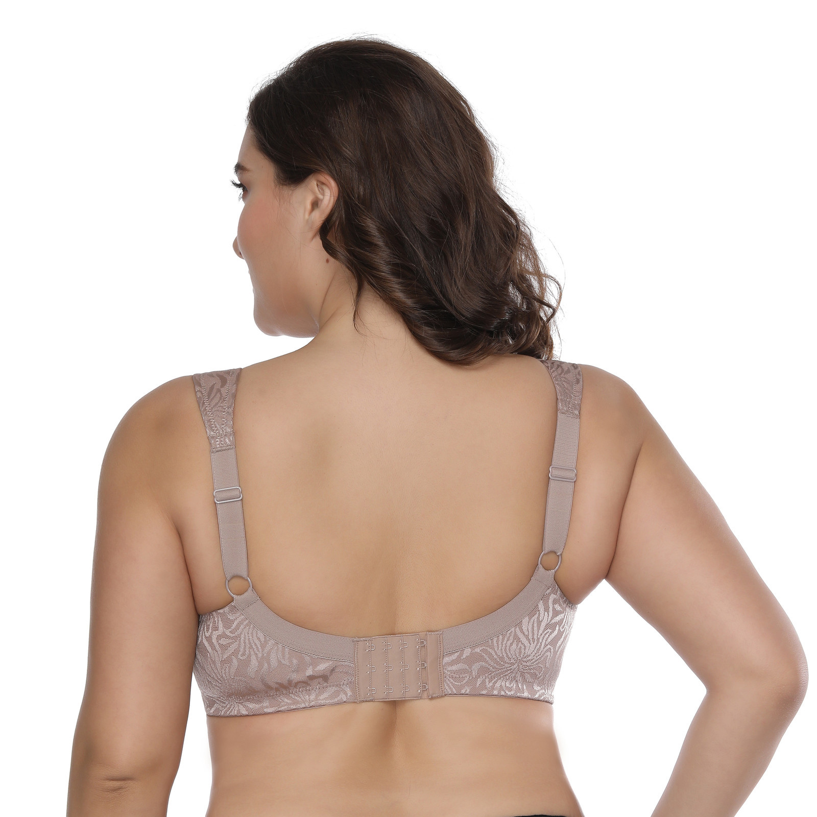 Wingslove's Breast Minimizer Bra Full Coverage Wirefree Plus Size Non Padded Lingerie 201202