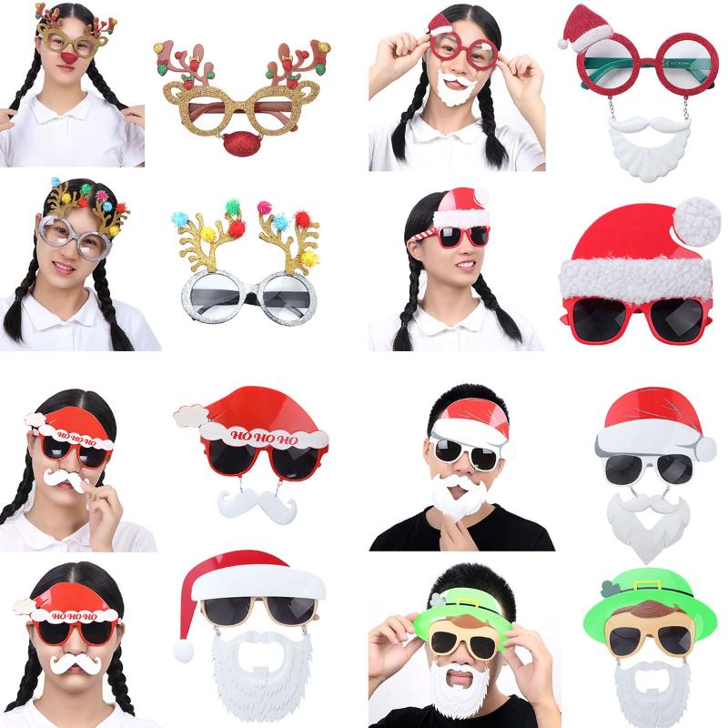 2Pcs Christmas Glasses Xmas Carnival Holiday Party Dress Up Funny Accessories Santa Claus Antler Eyeglasses for Adults or Kids
2Pcs Christmas Glasses Xmas Carnival Holiday Party Dress Up Funny Accessories Santa Claus Antler Eyeglasses for Adults or Kids