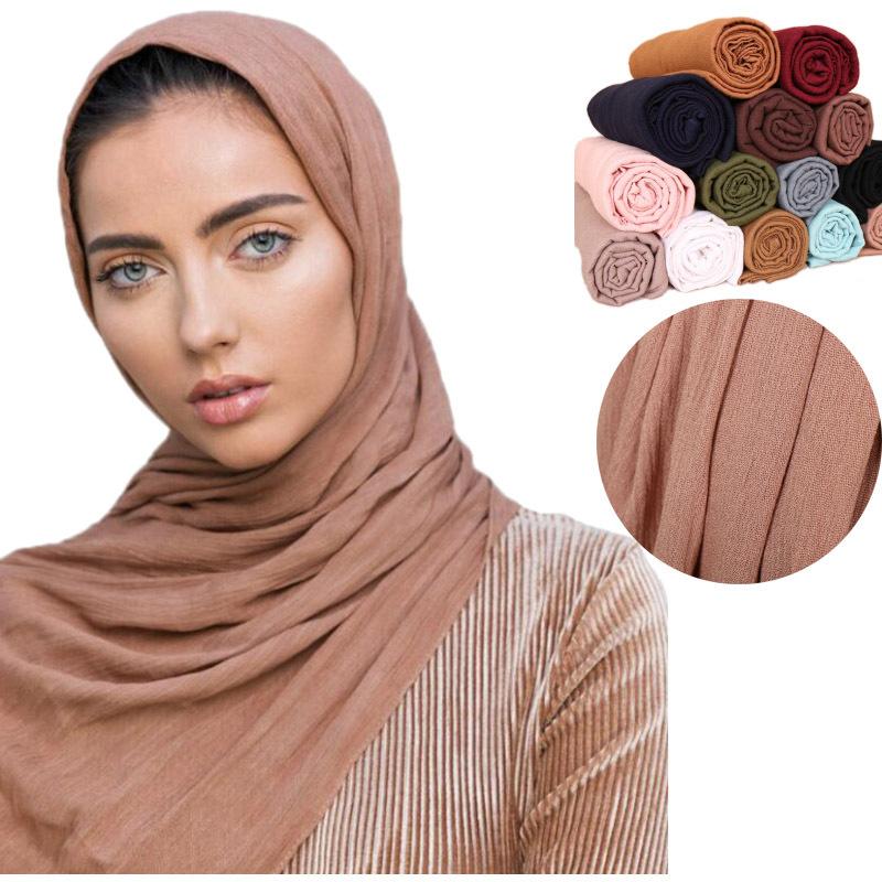 95*180cm criankle cotton breathable malaysia hijab muslim hijab scarf for women femme musulman headscarf islamic headwrap
95*180cm criankle cotton breathable malaysia hijab muslim hijab scarf for women femme musulman headscarf islamic headwrap
