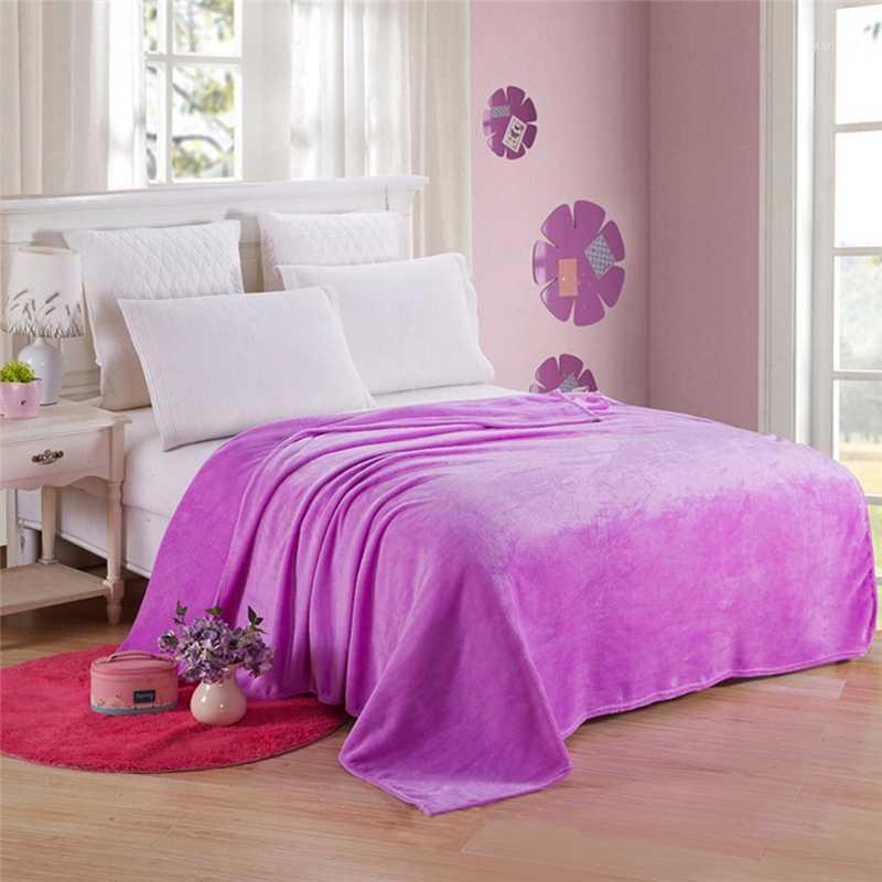 1pc 50cm * 70cm Bed Blanket Fleece Blankets For Bed Throw Blanket Machine Washable Home Textile Solid random Color1
1pc 50cm * 70cm Bed Blanket Fleece Blankets For Bed Throw Blanket Machine Washable Home Textile Solid random Color1
