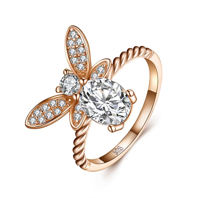 Cluster Rings ANZIW Fashion Classic 925 Sterling Silver Animal Bee Wedding Engagement Bridal For Women Party Lover Jewelry
Cluster Rings ANZIW Fashion Classic 925 Sterling Silver Animal Bee Wedding Engagement Bridal For Women Party Lover Jewelry