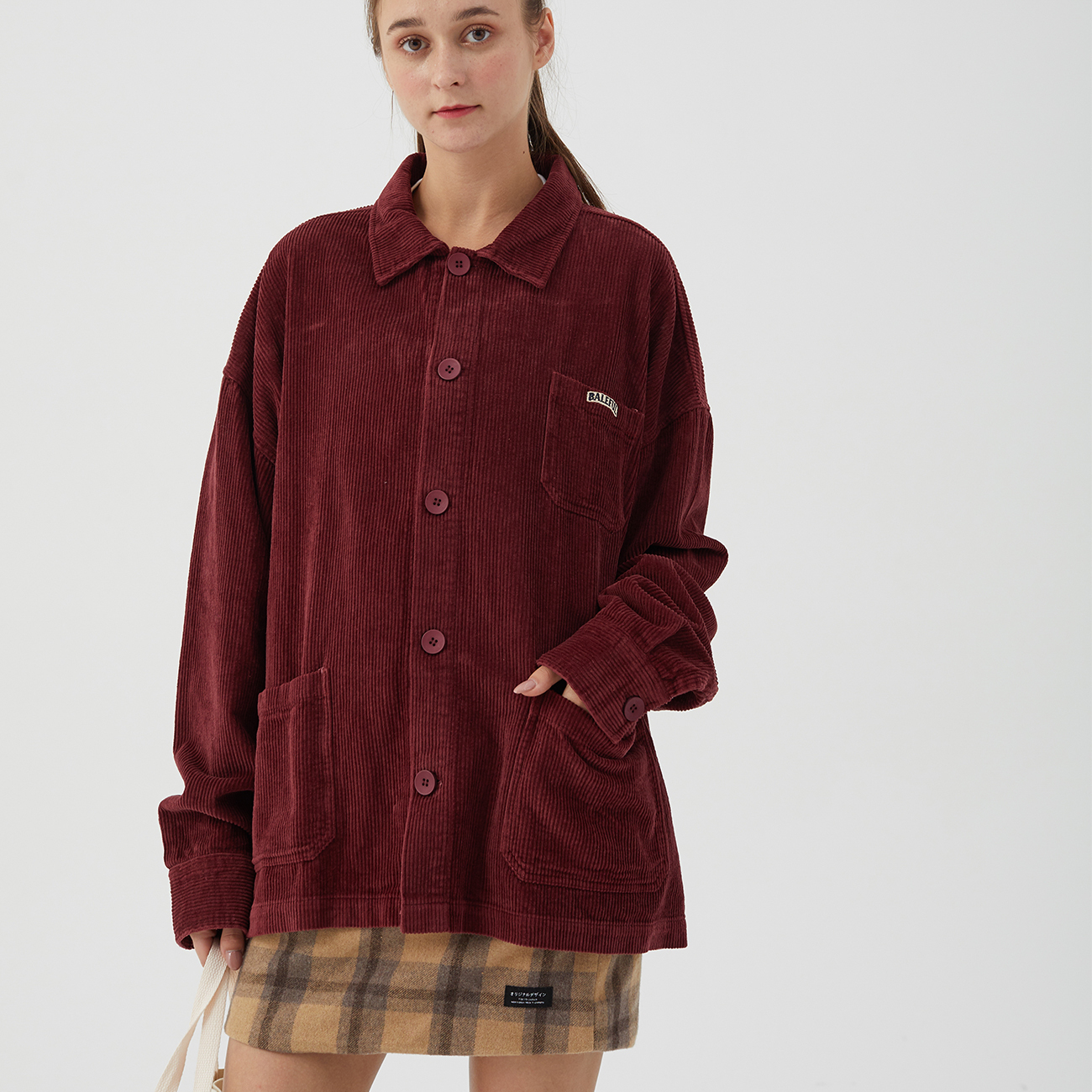 Vintage Retro Corduroy Jacket Coat Mens Streetwear Loose Harajuku Button Jackets Hip Hop Track Jacket Coat Cotton Outwear 201127