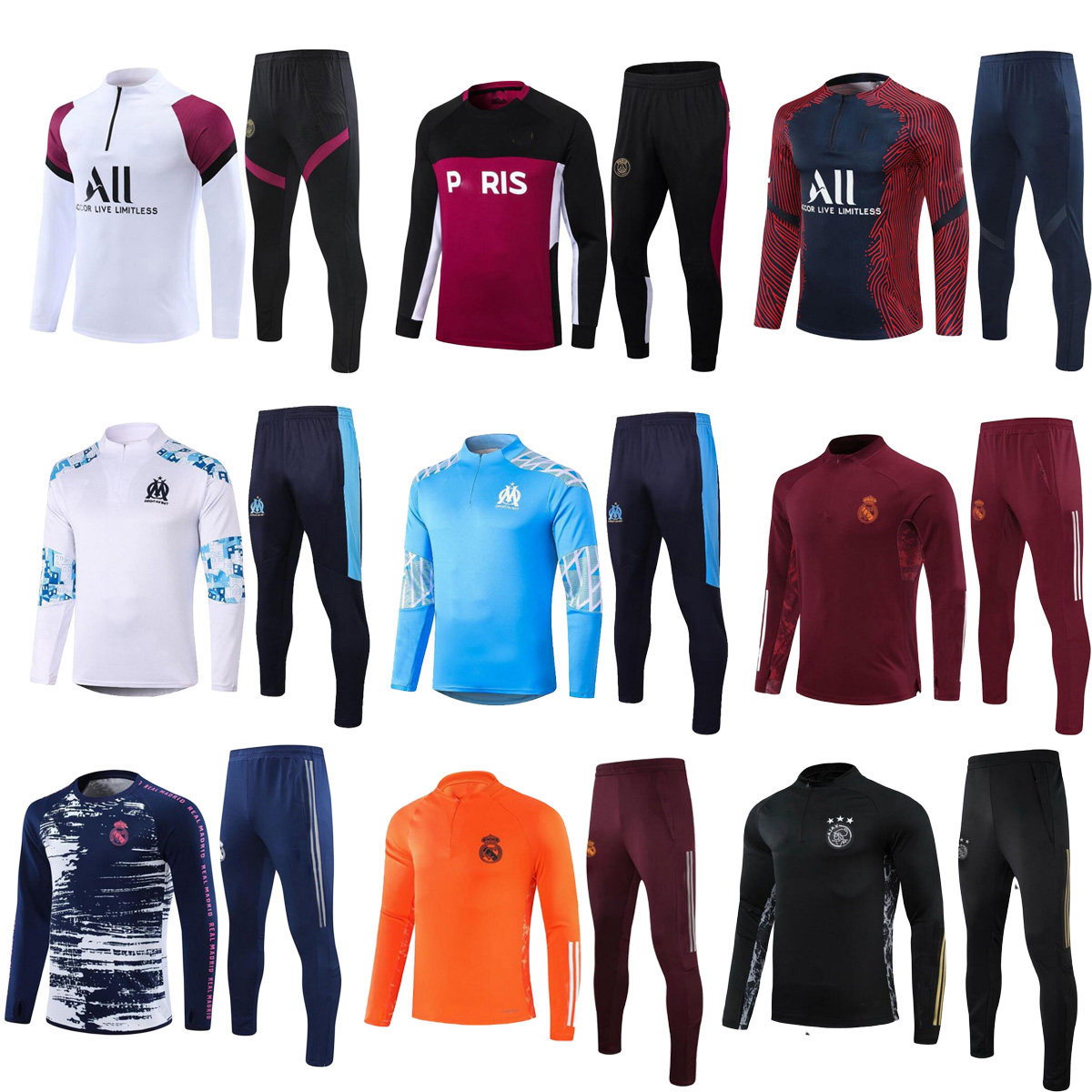 Men adult 20 21 football training tracksuit soccer training suit 2021 2022 chandal Football jogging
Men adult 20 21 football training tracksuit soccer training suit 2021 2022 chandal Football jogging