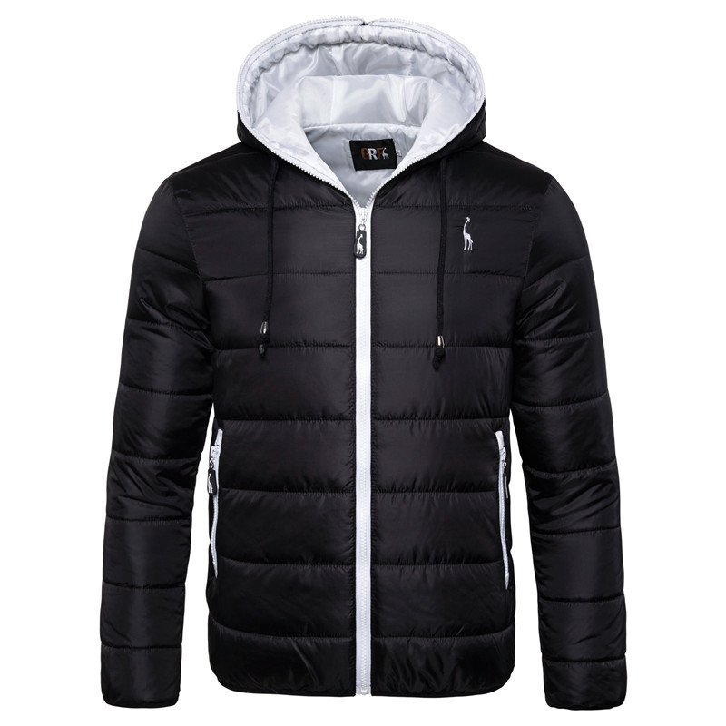 Dropshipping Winter Jacket Men Fashion Hooded Waterproof Male Parka Coats Solid Thicken Jackets Parkas Men Winter Clothing T200117