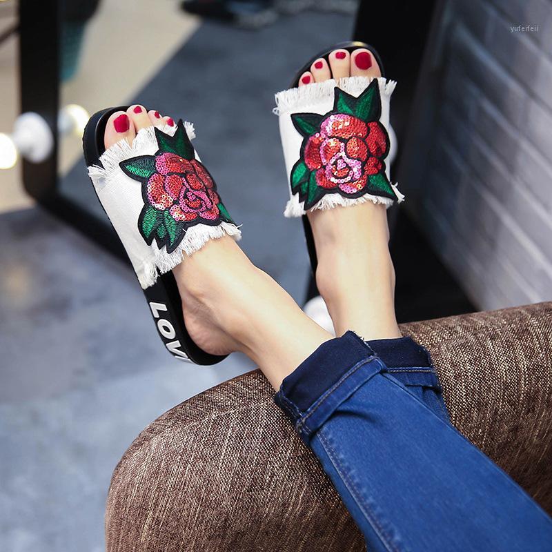 Yu Kube 2018 Women Denim Cloth Rose Flower Flip Flops Sandals Summer Shoes Beach Slippers Non-Slip Shoes1, Black
Yu Kube 2018 Women Denim Cloth Rose Flower Flip Flops Sandals Summer Shoes Beach Slippers Non-Slip Shoes1, Black