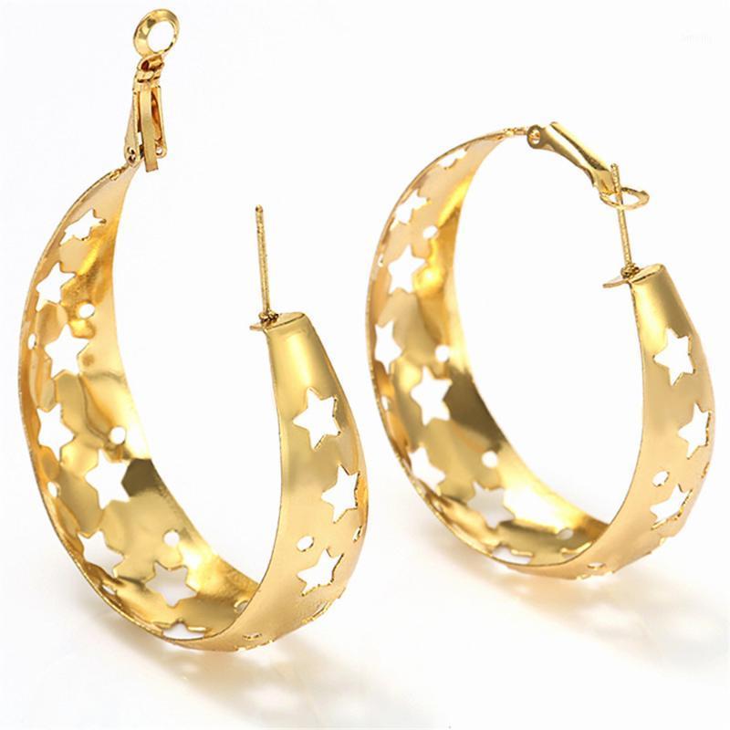 Cross-border jewelry exaggerated Pentagon hollow large alloy electroplated earrings wholesale women1
Cross-border jewelry exaggerated Pentagon hollow large alloy electroplated earrings wholesale women1