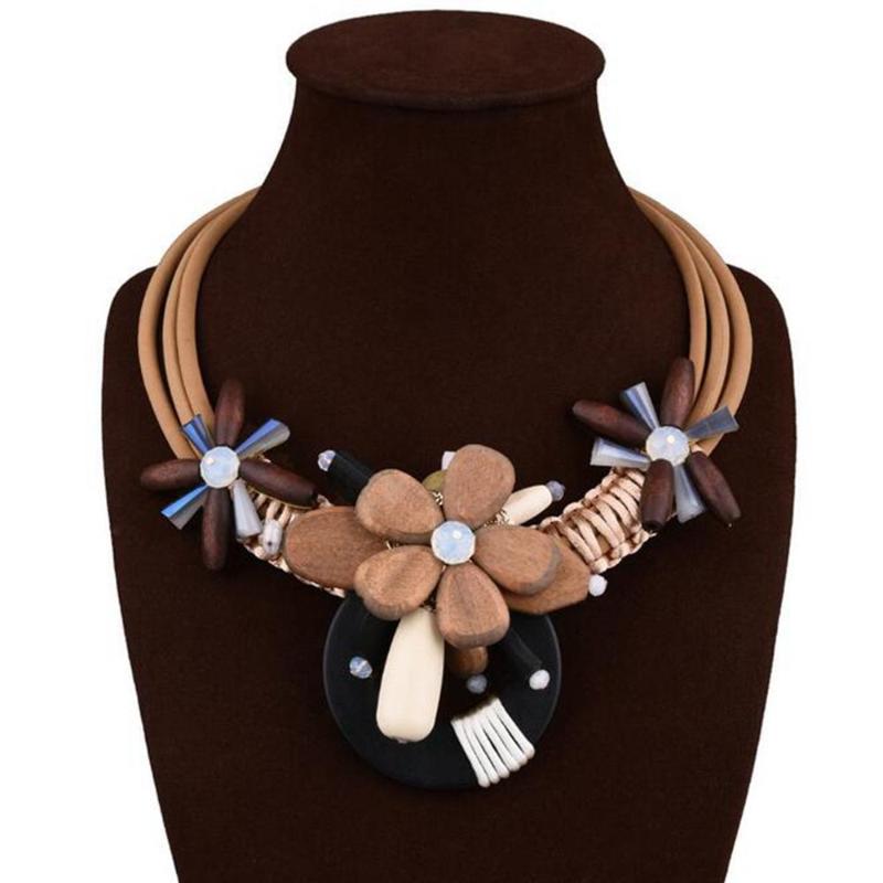 Chokers DiLiCa Fashion Statement Necklace For Women Wood Flower Maxi Bib Necklaces Ethnic Bohemian Jewelry
Chokers DiLiCa Fashion Statement Necklace For Women Wood Flower Maxi Bib Necklaces Ethnic Bohemian Jewelry