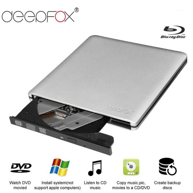 

Deepfox Aluminium Blu-Ray Drive Slim USB 3.0 Bluray Burner BD-RE CD/DVD RW Writer Play 3D 4K Blu-ray Disc For Laptop Notebook1