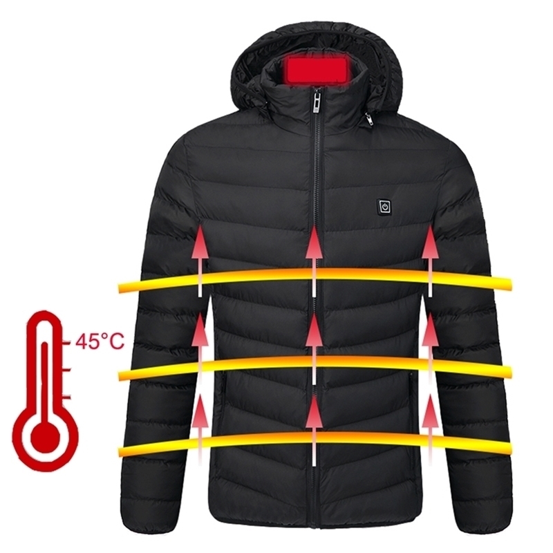 Men Winter Warm USB Heating Jackets Smart Thermostat Hooded Heated Padded jacket Clothing Waterproof Warm Jackets 201114, Blue
Men Winter Warm USB Heating Jackets Smart Thermostat Hooded Heated Padded jacket Clothing Waterproof Warm Jackets 201114, Blue