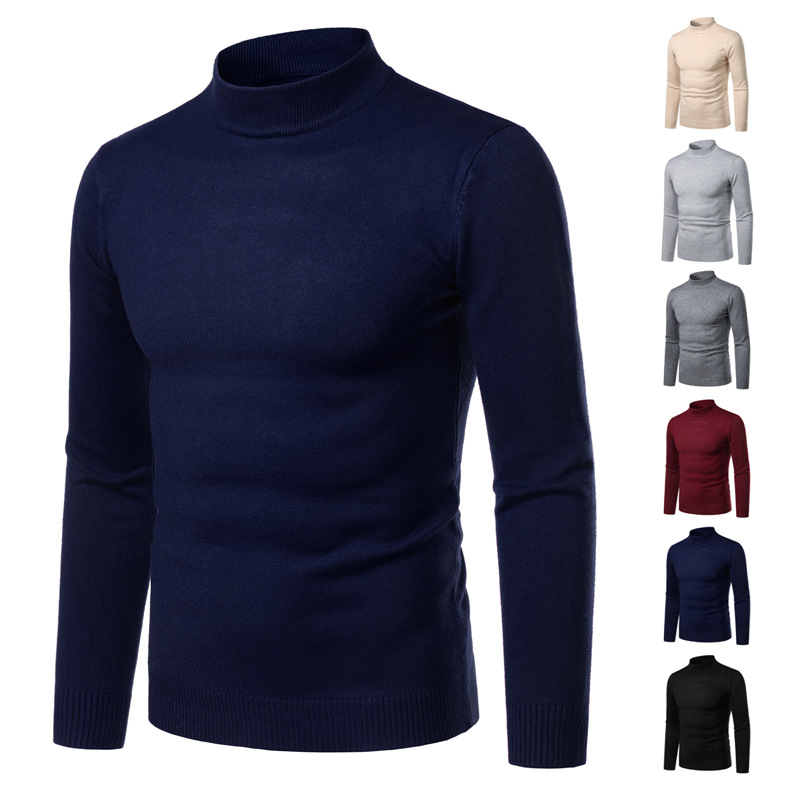 Men High Neck Turtleneck Cashmere Knitwear Autumn Winter Thick Warm Sweater Male Slim Pullover Casual Solid Long Sleeves Tops, Beige
Men High Neck Turtleneck Cashmere Knitwear Autumn Winter Thick Warm Sweater Male Slim Pullover Casual Solid Long Sleeves Tops, Beige